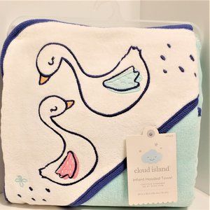 Infant Hooded Towel  by Cloud Island NWT